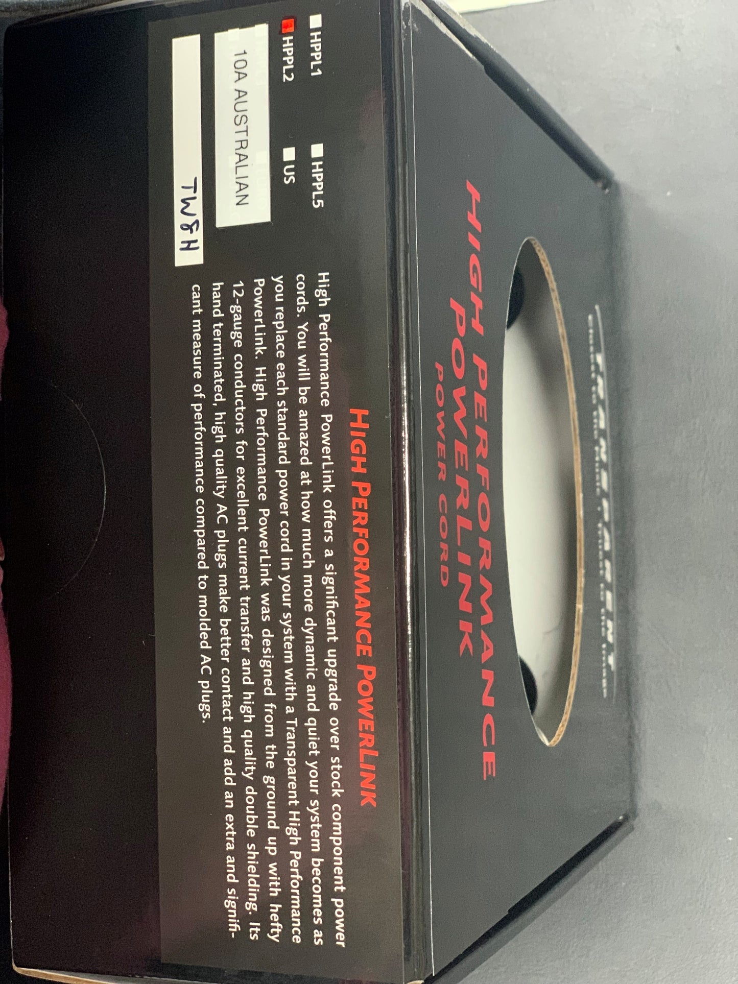 Transparent High Performance Powerlink HPPL 2M, NEW