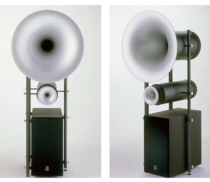 Avantgarde Duo with SUB225, Horn Speakers, Pearlescent white, Secondhand
