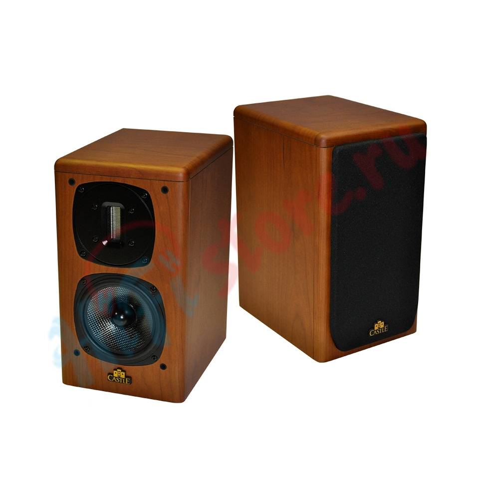Castle AVON 1 Bookshelf Speaker in Cherry (Pair - New)