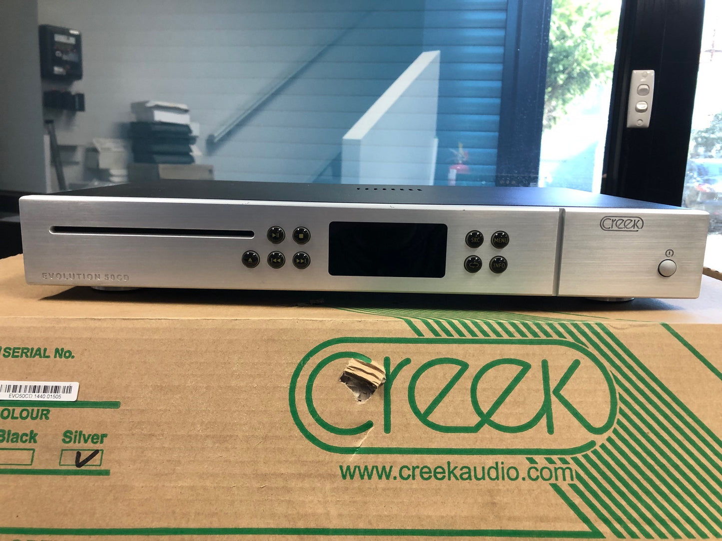 Creek Evo 50 CD, CD Player/DAC, Silver, (Ex-DEMO)