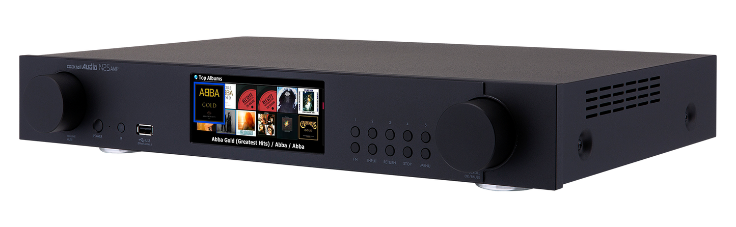 Cocktail Audio N25 AMP, USB DAC and Network Streamer.