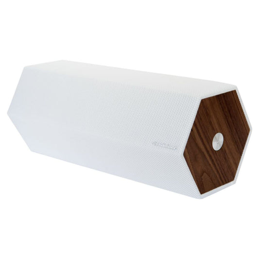 Elipson Timber By Habitat  Bluetooth Active Wireless Speakers (White), NEW