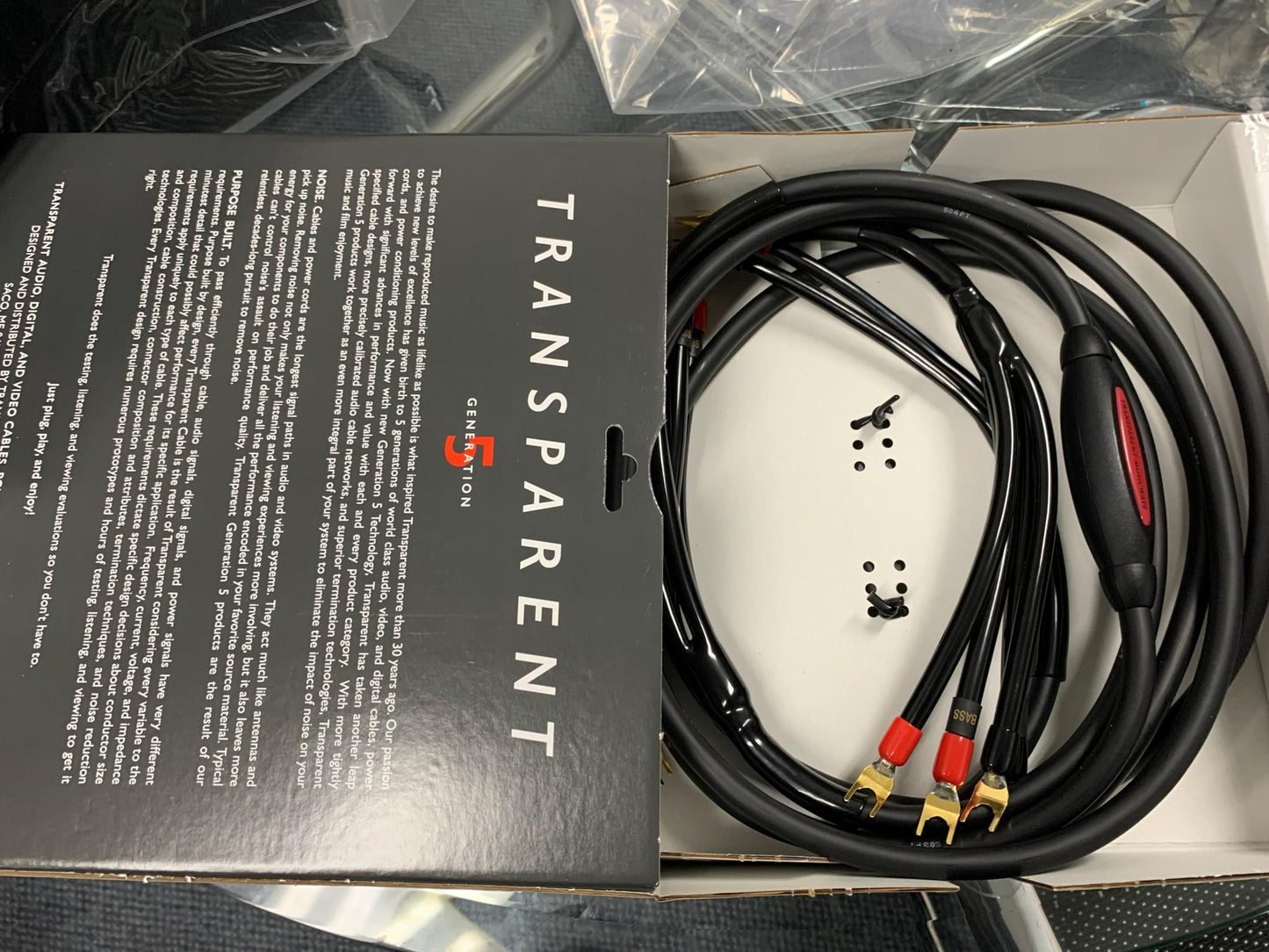 Transparent MWBW 10FT S S Gen 5 Speaker cable