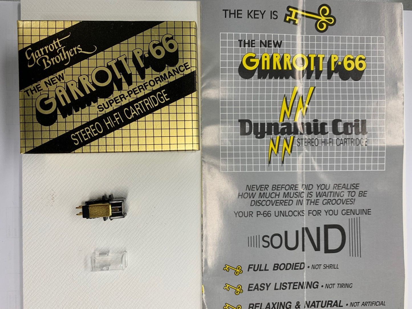 Garrott P-66, MM Dynamic Coil Phono Cartridge