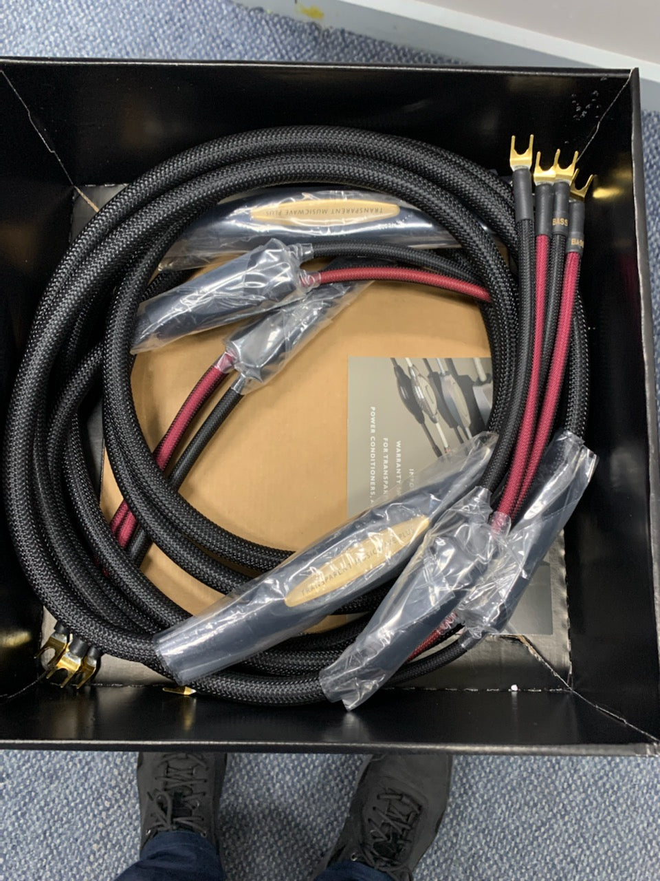 Transparent MWPBW 10FT S S MM2 Speaker cable
