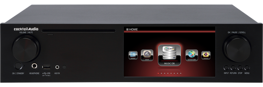 Cocktail Audio X-35 CD Ripper, Music Server and Player, and Network Streamer (Black) DEMO