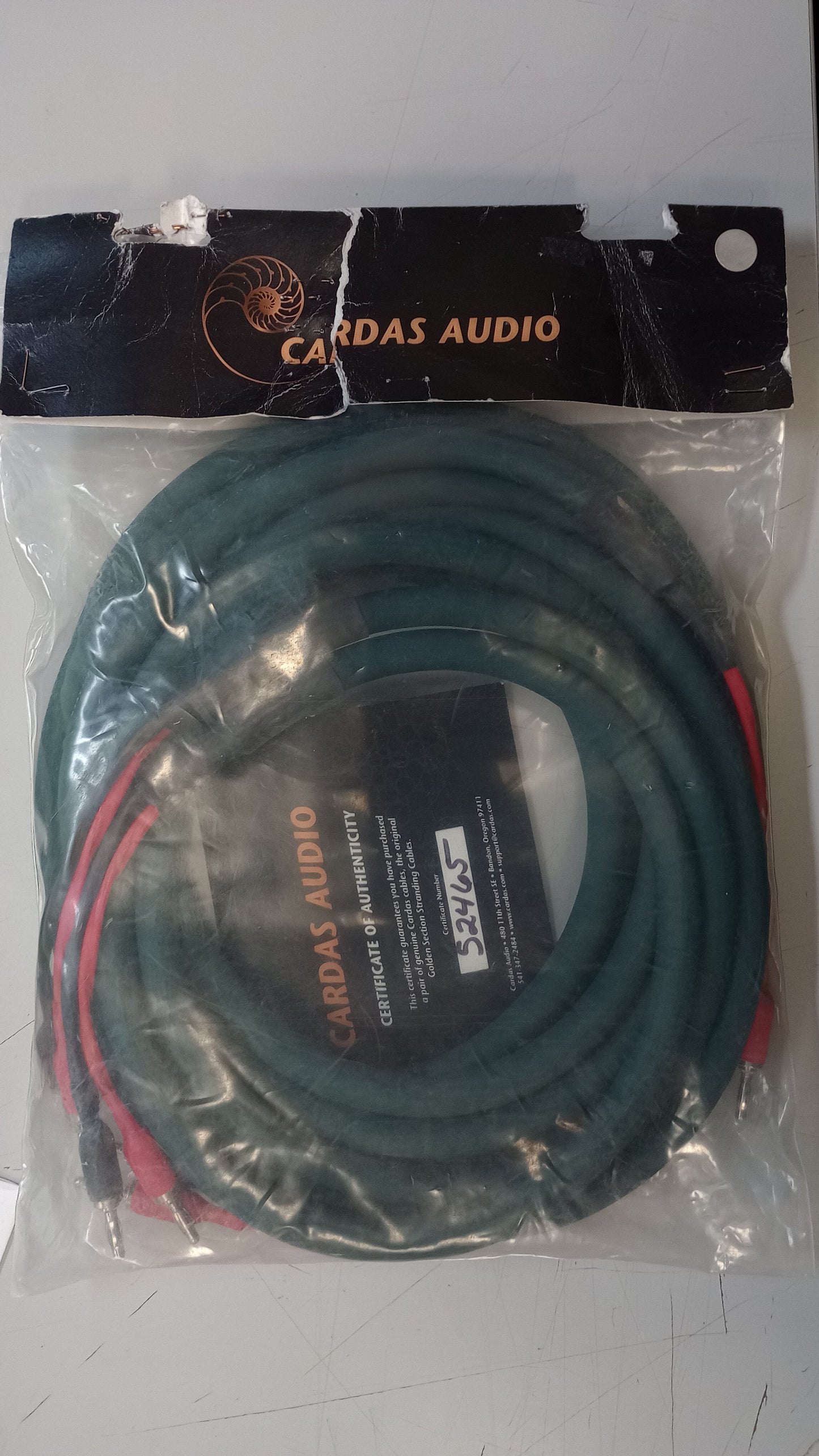 Cardas Audio Parsec Speaker Cable 3M B-B