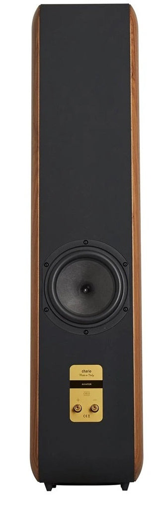 Chario Cielo, Floorstand Speaker, 3 way 4 drivers, reversed array, Solid Walnut, B stock