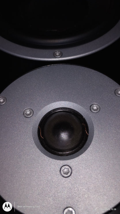 Dynaudio Focus 400XD Active Wireless Floor-Standing Speakers (Black), (Ex-DEMO)