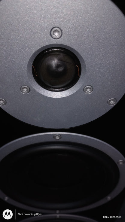 Dynaudio Focus 400XD Active Wireless Floor-Standing Speakers (Black), (Ex-DEMO)