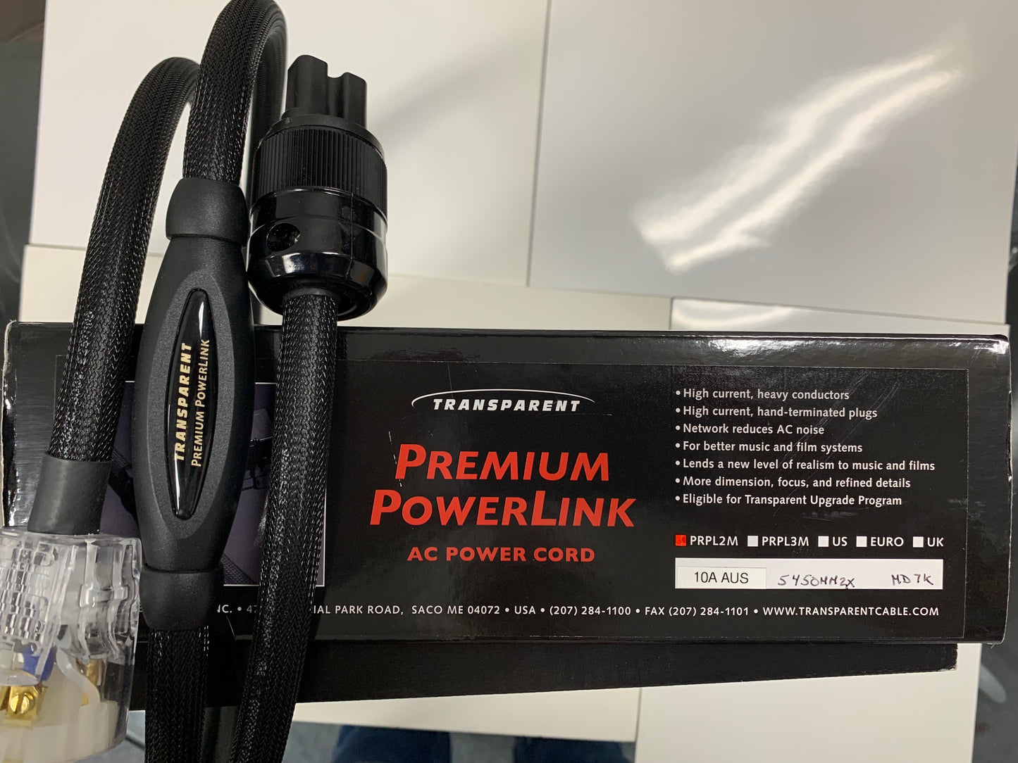 Transparent Premium Powerlink PRPL 2M, NEW