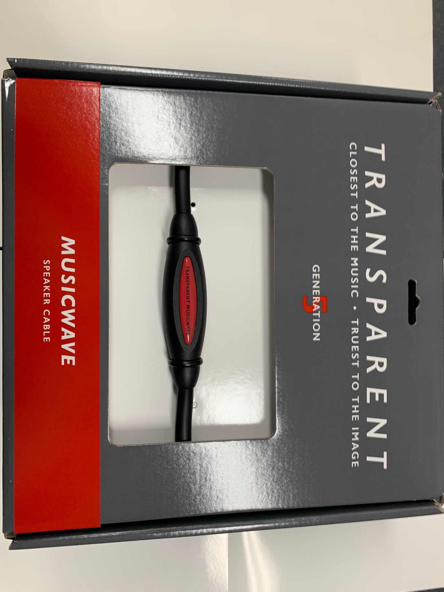 Transparent MW 8FT BB Gen 5 Speaker Cable