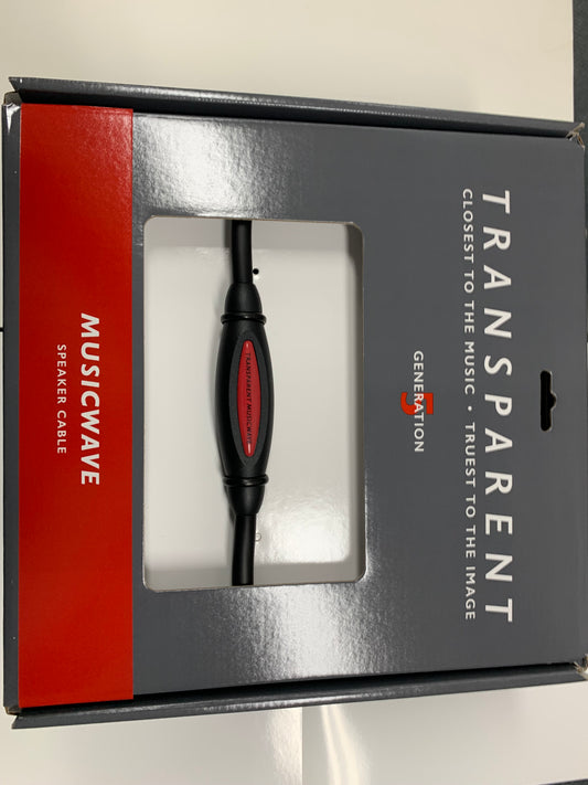 Transparent MW 8FT BB Gen 5 Speaker Cable