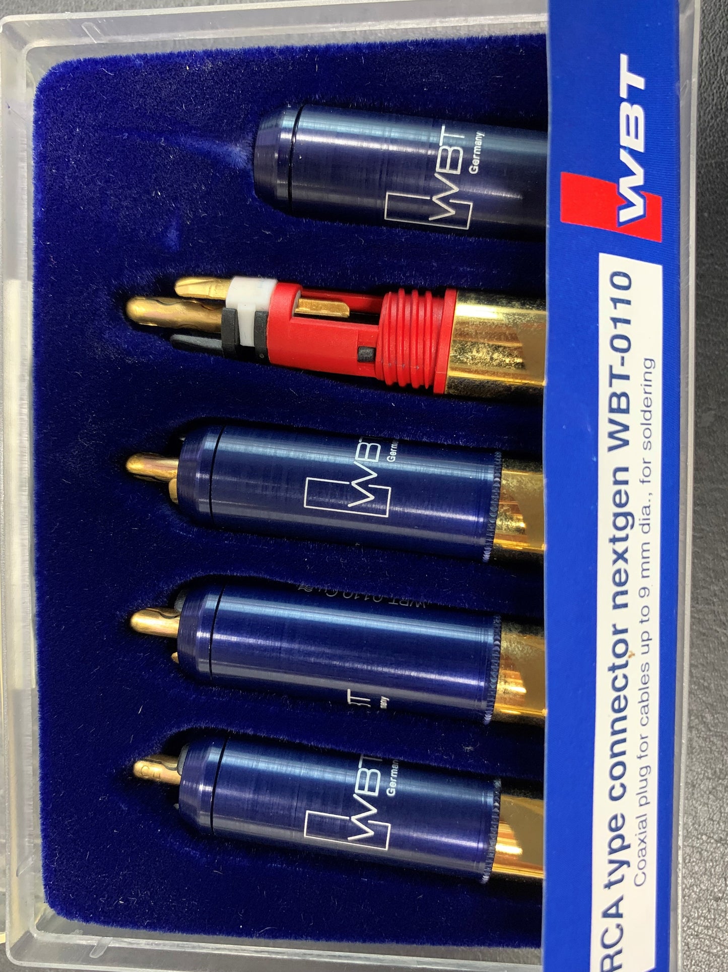 WBT-0110 RCA Plug- Nextgen Copper, Pkt 4