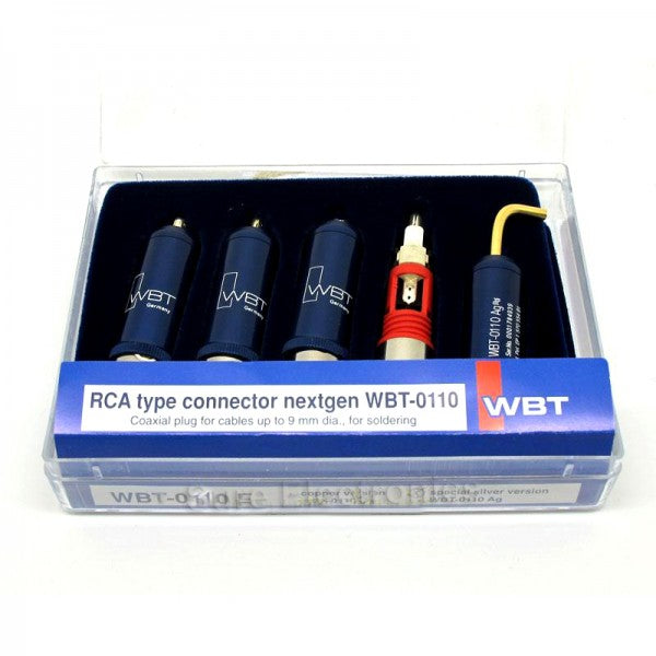 WBT 0110 RCA Plug Nextgen (silver) Pack of 4
