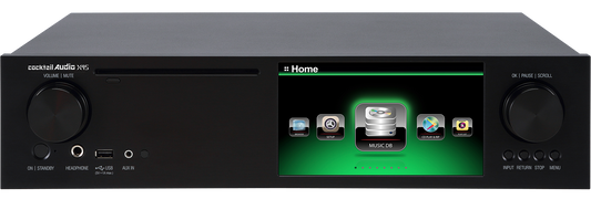 Cocktail Audio X45 CD Ripper, Music Server, Network Streamer, Music Recorder & DAC. (Black) DEMO